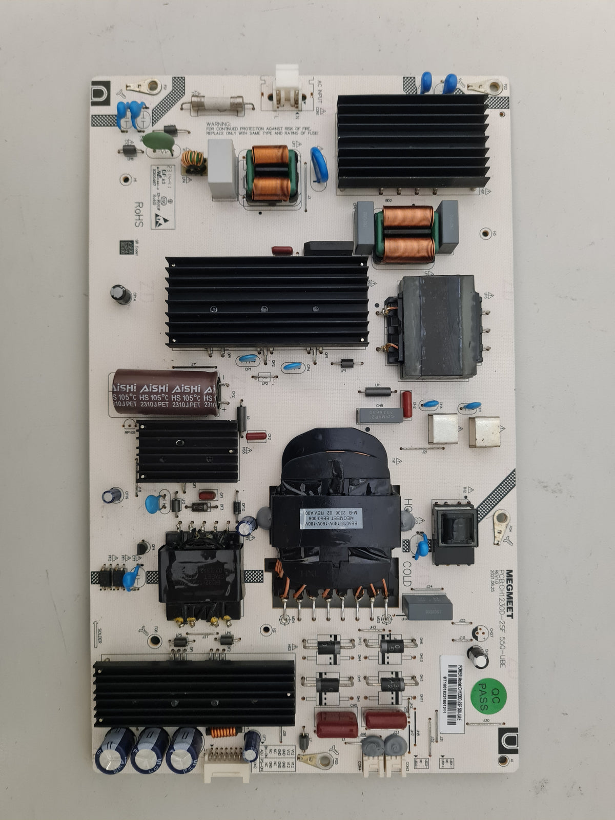 KOGAN KALED65XQ98JSTB POWER SUPPLY BOARD CH1230D-2SF 550-UBE