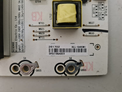 TOSHIBA 65C350KP POWER SUPPLY BOARD 261702 RSAG7.820.8788 HLL-5465WI