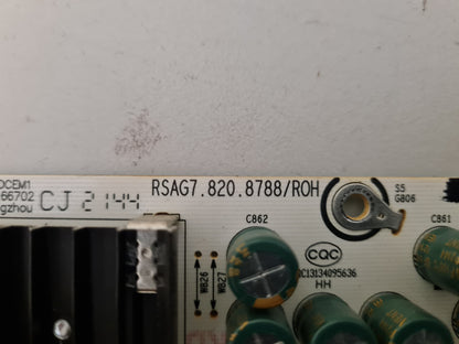 TOSHIBA 65C350KP POWER SUPPLY BOARD 261702 RSAG7.820.8788 HLL-5465WI