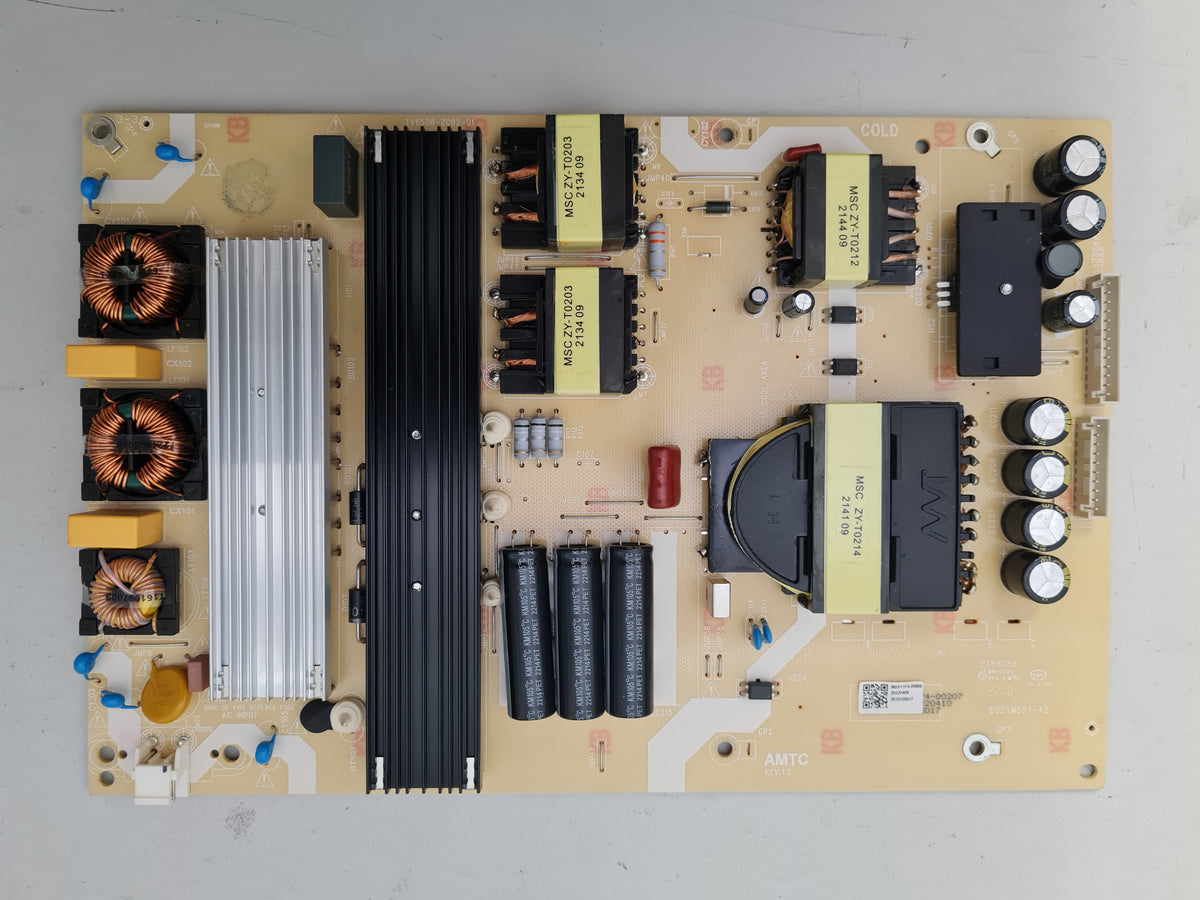 EKO K65DVAQ POWER SUPPLY BOARD E021M591-A2 TV6508-ZC02-01