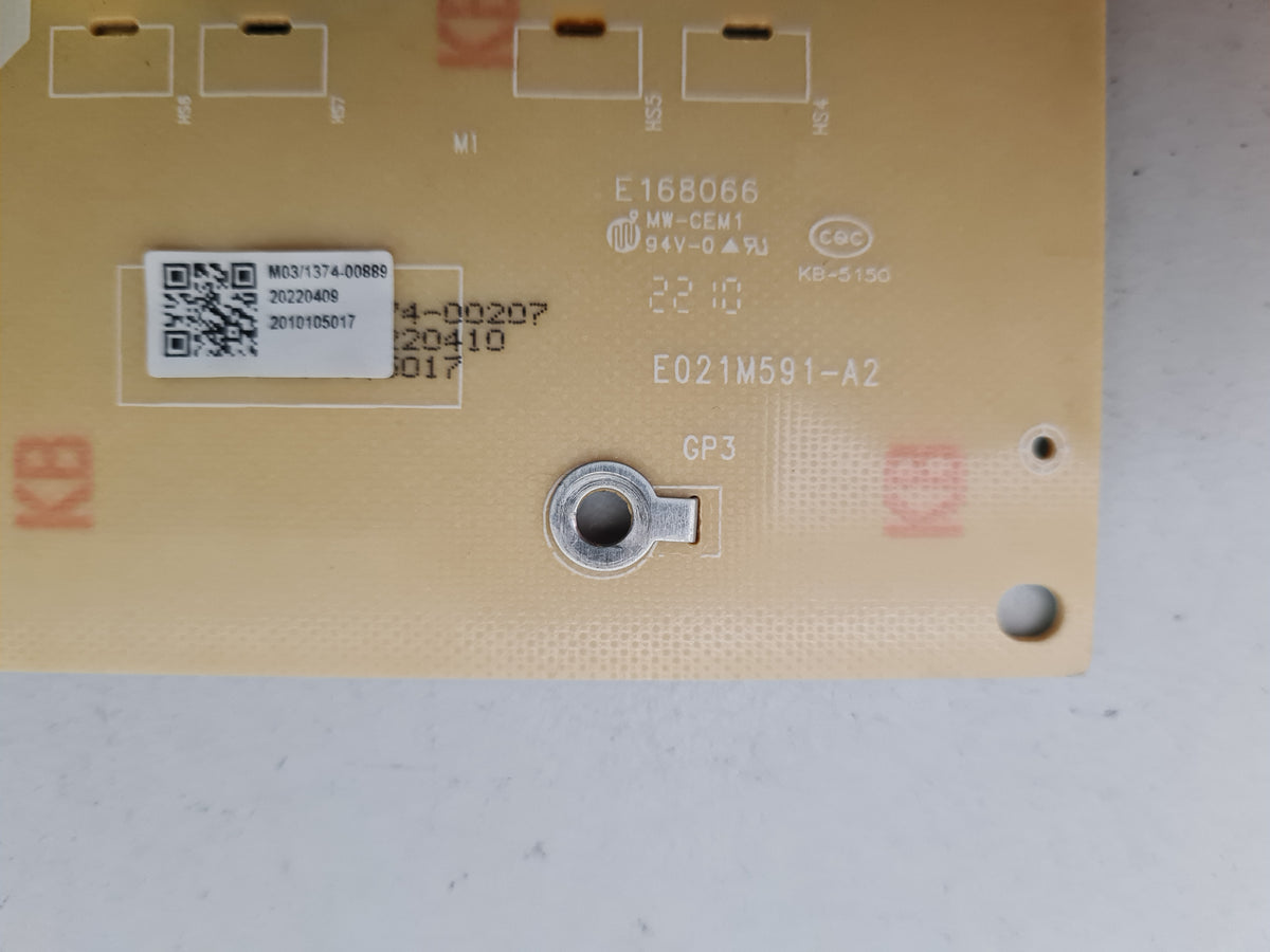 EKO K65DVAQ POWER SUPPLY BOARD E021M591-A2 TV6508-ZC02-01