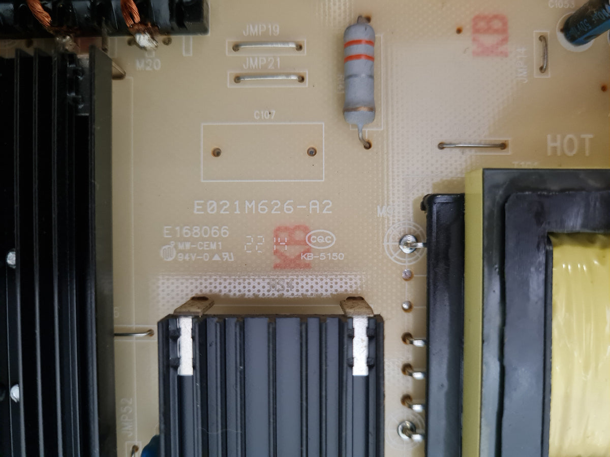 EKO K75DVAQ POWER SUPPLY BOARD E021M626-A2 TV7508-ZC02-01