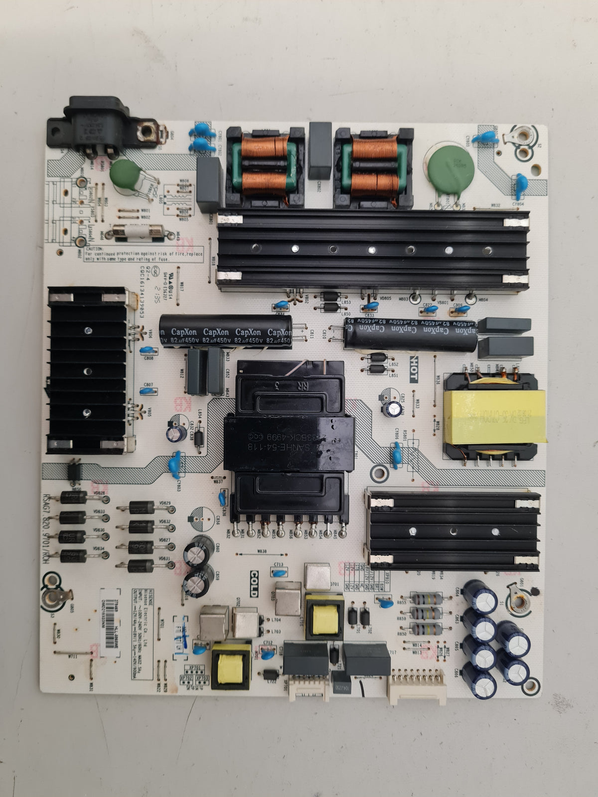 HISENSE 70A6G POWER SUPPLY BOARD RSAG7.820.9701 HLL-5865WE 278469