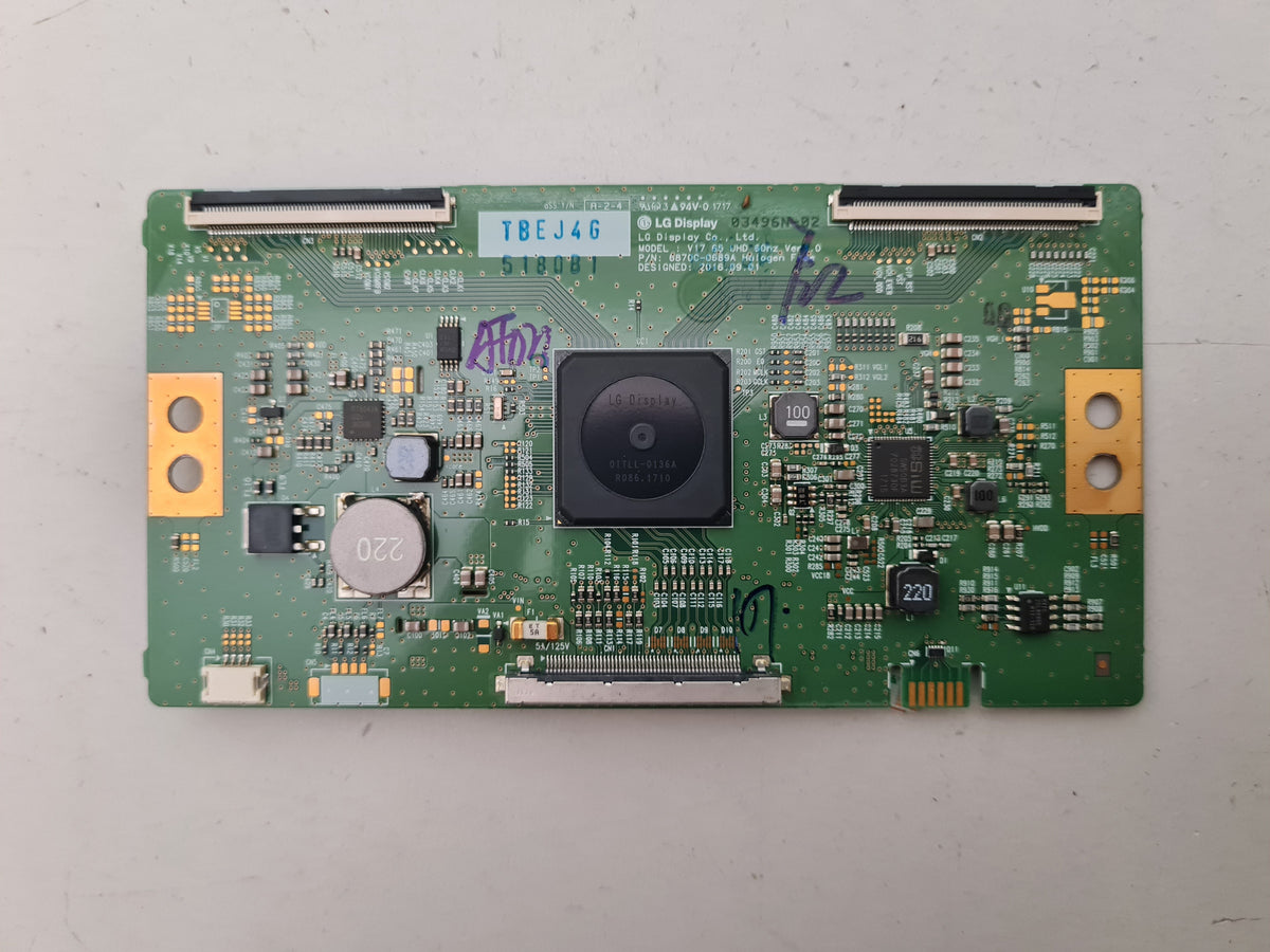 LG 65UJ654T T-CON BOARD 6870C-0689A 6871L-5180B