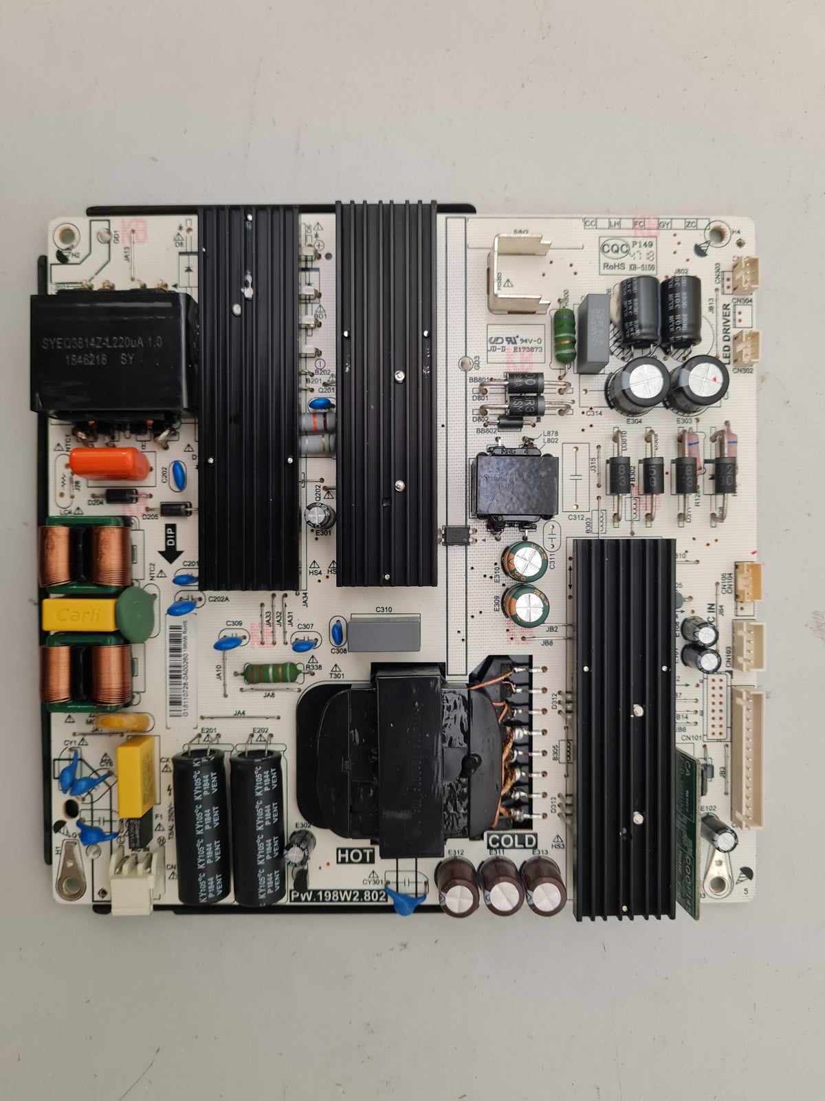 KOGAN KALED65KU8100GA POWER SUPPLY BOARD PW.198W2.802