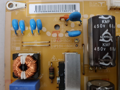 LG 32LF550 B-TA POWER SUPPLY BOARD EAY63630201 LGP32D-15CH1 EAX66171501 1.9