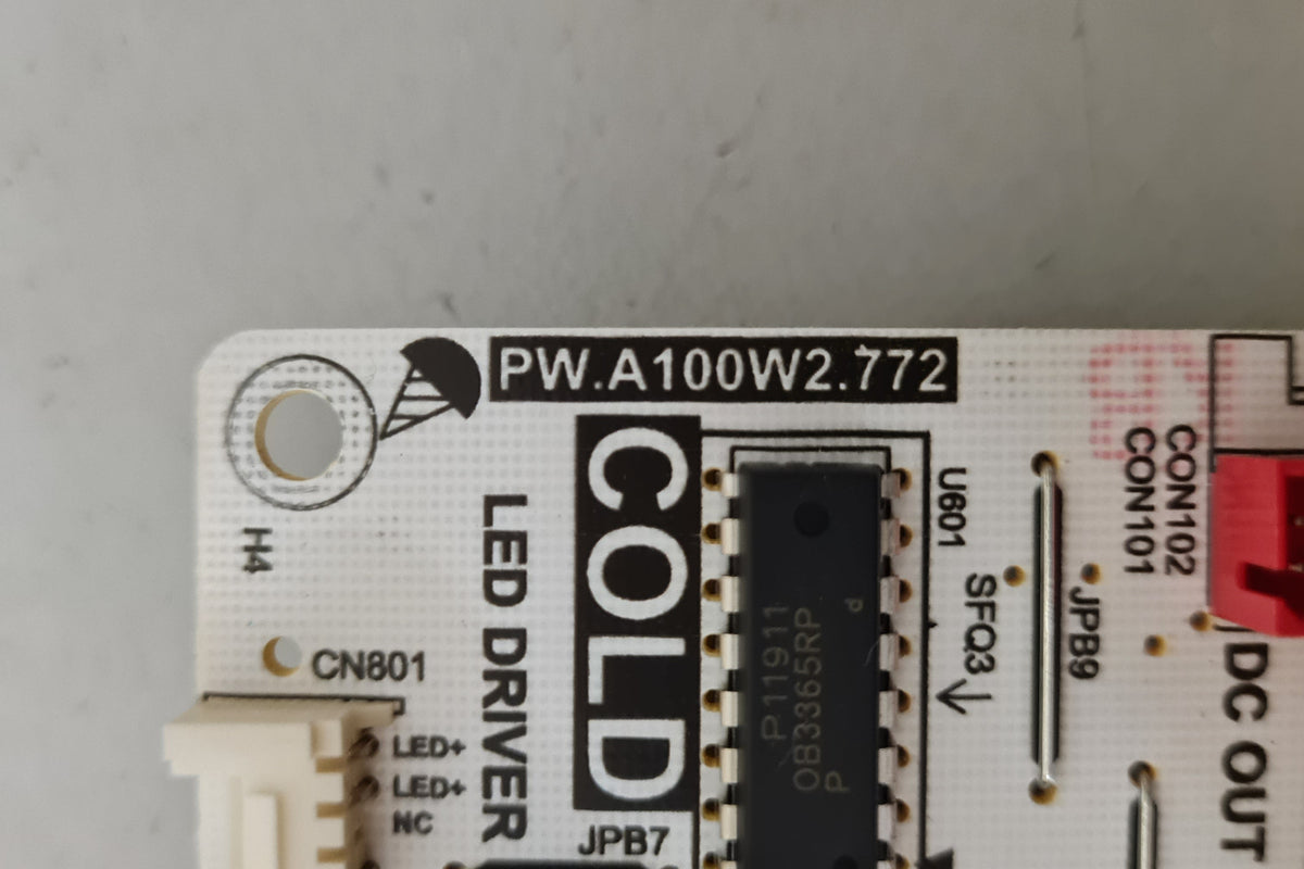 FFALCON FF55U64 POWER SUPPLY BOARD PW.A100W2.772