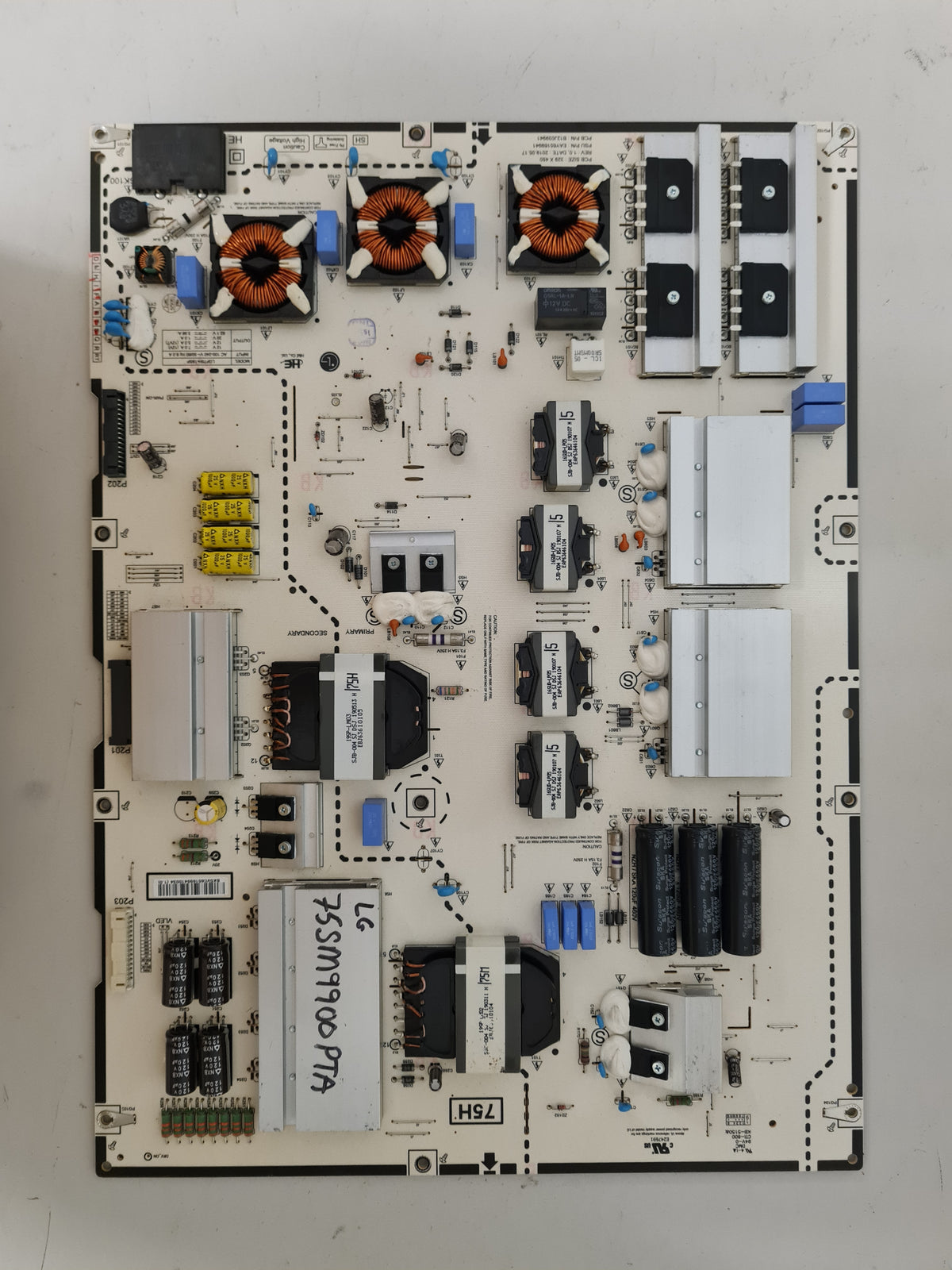 LG 75SM9900PTA POWER SUPPLY BOARD EAY65169941 B12J039941 LGP75H-19SP