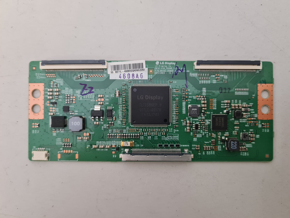 TOSHIBA 55U7750A T-CON BOARD 6870C-0584A 6871L-4608A