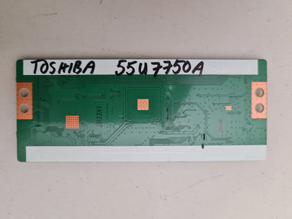 TOSHIBA 55U7750A T-CON BOARD 6870C-0584A 6871L-4608A