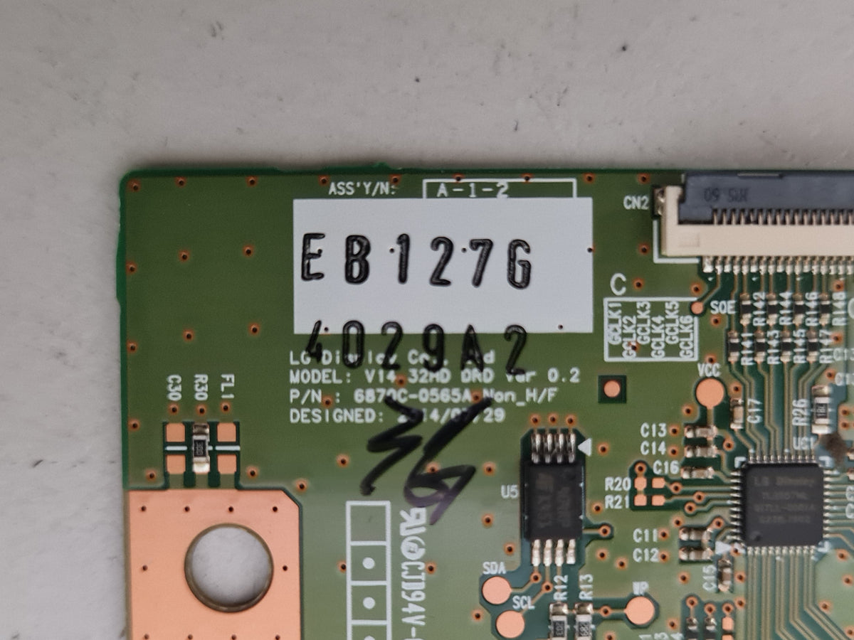 LG 32LF550B-TA T-CON BOARD 6870C-0565A 6871L-4029A