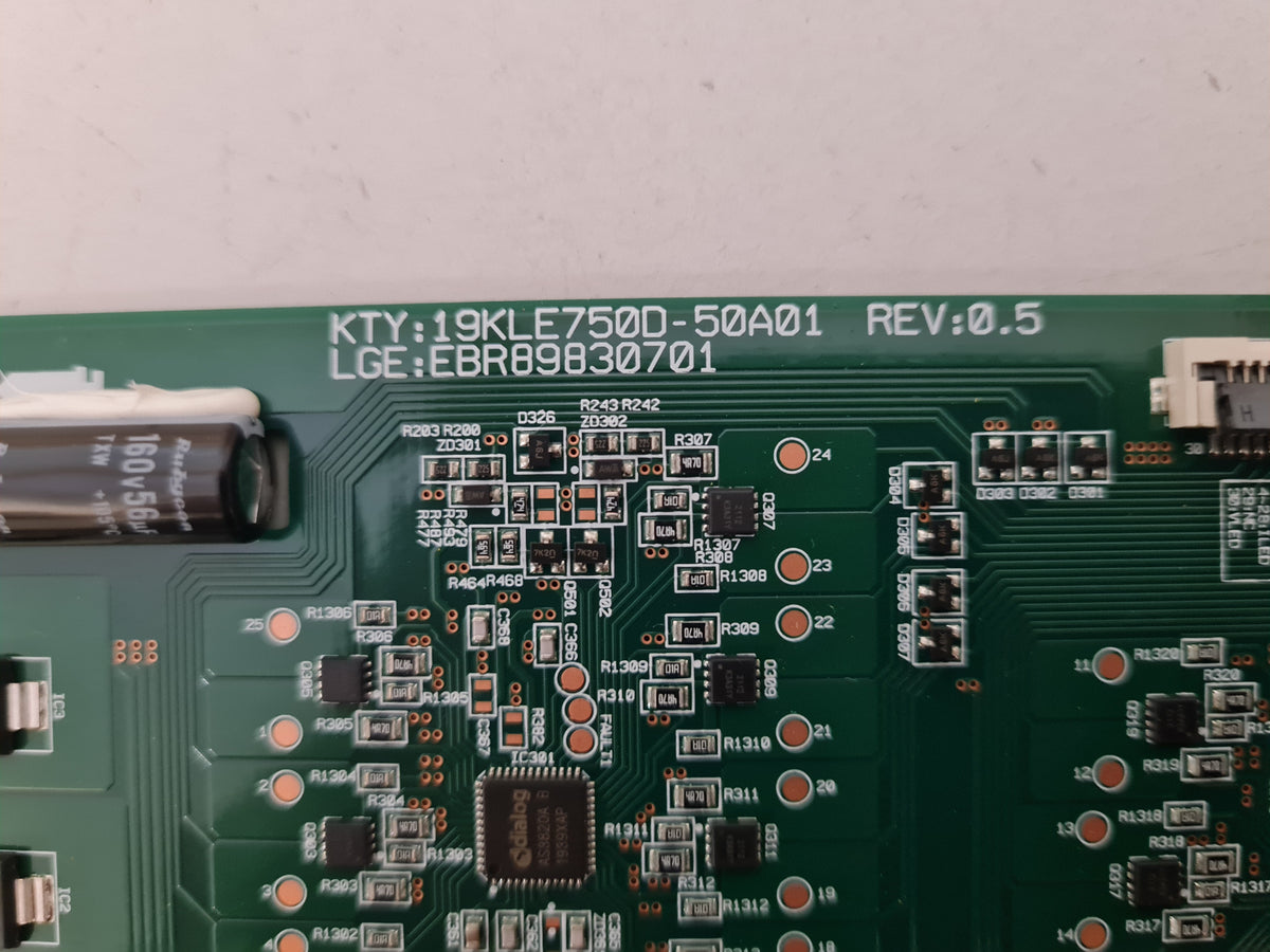LG 75NANO91TNA LED DRIVE BOARD EBR89830701 19KLE750D-50A01