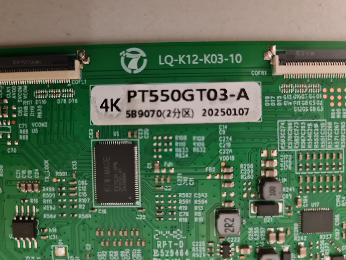 BAUHN ATV55UHDW-0425 T-CON BOARD PT550GT03-A