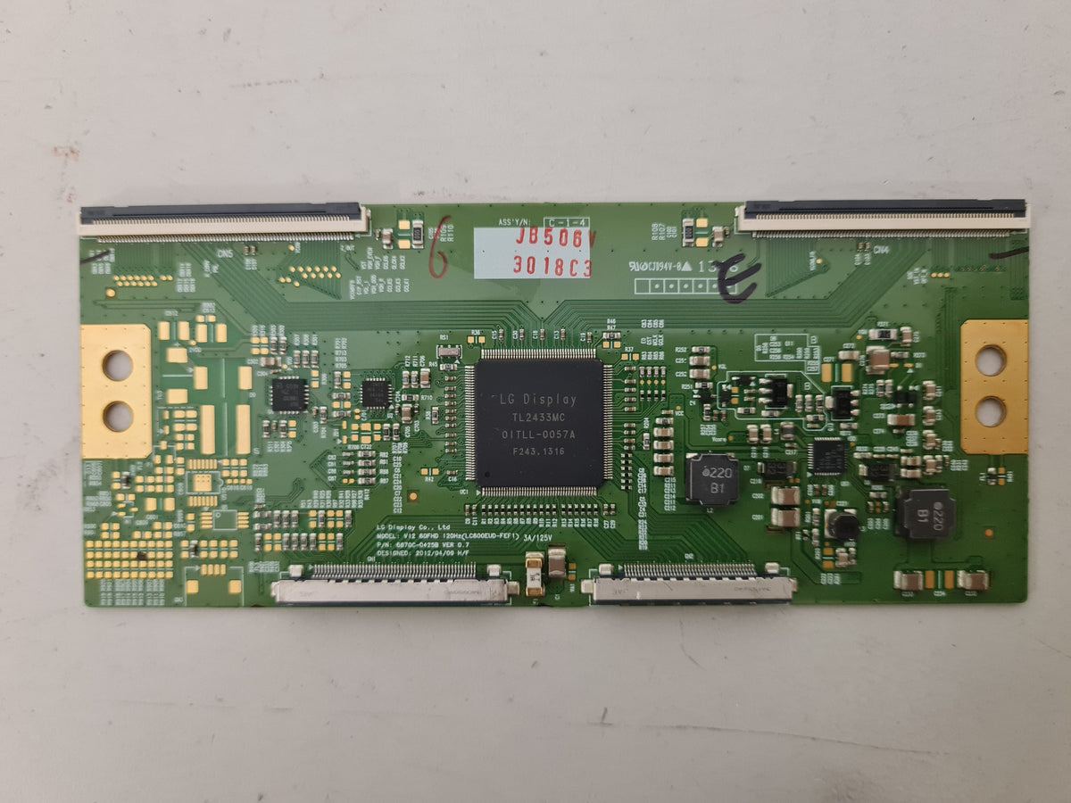LG 60LA7410 -TA.AAUULJD T-CON BOARD 6871L-3018C 6870C-0425B