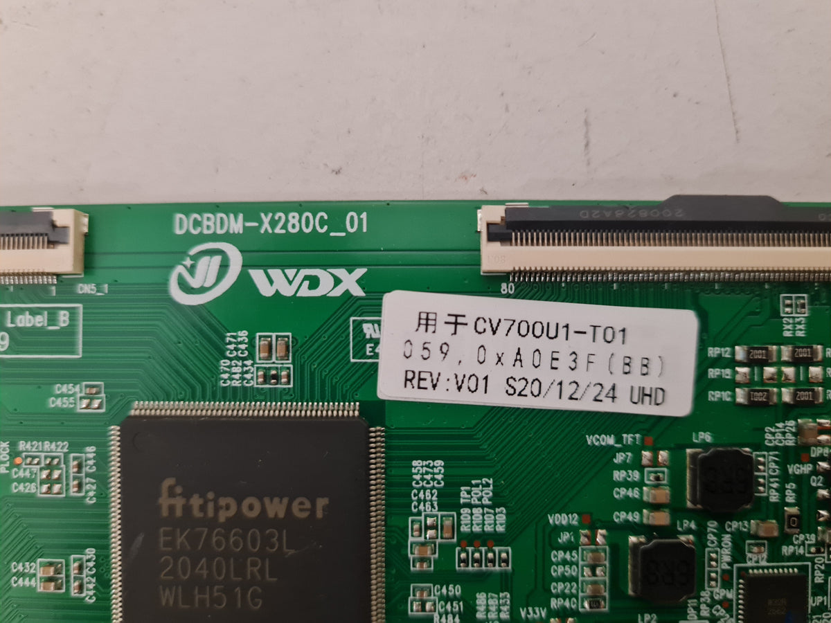 BAUHN ATV70UHDW-0321 T-CON BOARD DCBDM-X280C_01