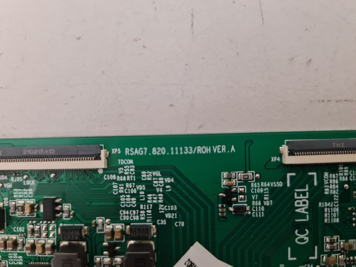 HISENSE 65A7G T-CON BOARD RSAG7.820.11133 290410