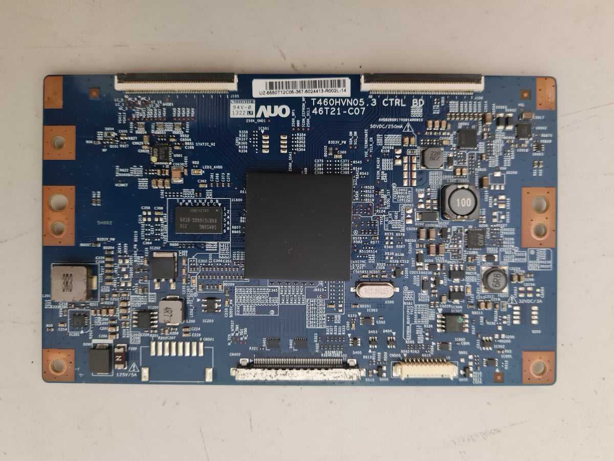 SAMSUNG UA50F6300 AMXXY (VER AU02) T-CON BOARD 5550T12C05 T460HVN05.3 46T21-C07