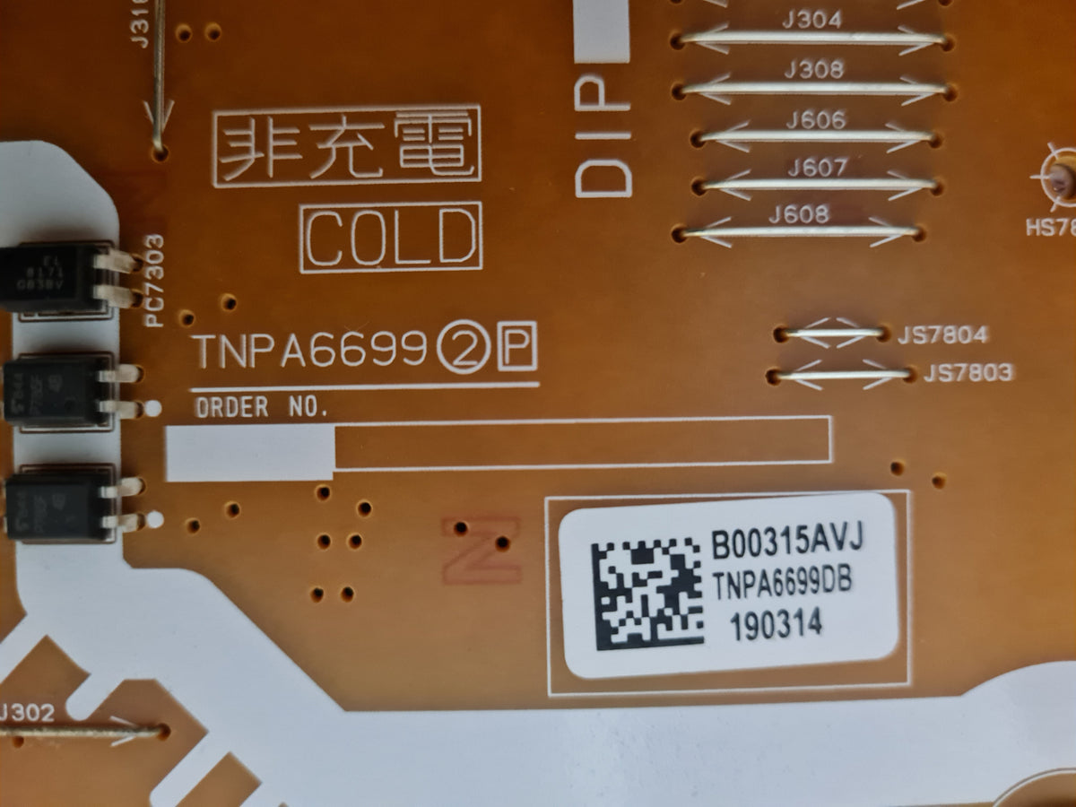 PANASONIC TH- 55GX800A POWER SUPPLY BOARD TNPA6699 (2)[P]