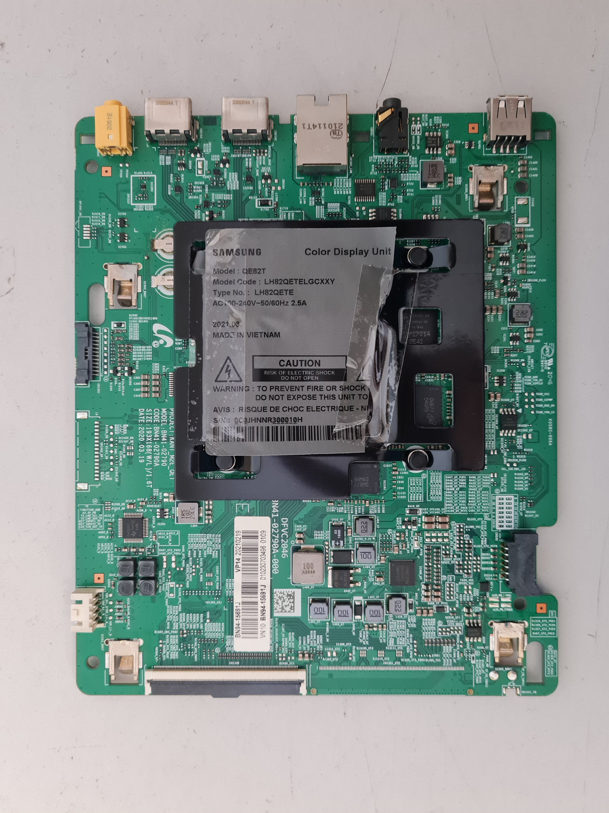 SAMSUNG LH82QETELGCXXY MAIN BOARD QE82T BN94-15691J COLOUR DISPLAY UNIT