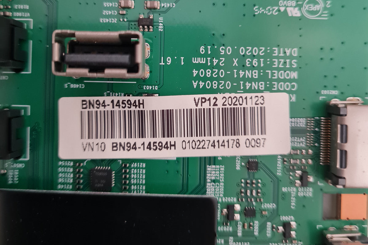 SAMSUNG LH55QBREBGCXXY (VER CA02) MAIN BOARD QB55R BN94-14594H COLOUR DISPLAY UNIT