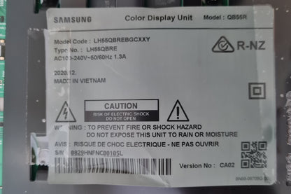 SAMSUNG LH55QBREBGCXXY (VER CA02) MAIN BOARD QB55R BN94-14594H COLOUR DISPLAY UNIT