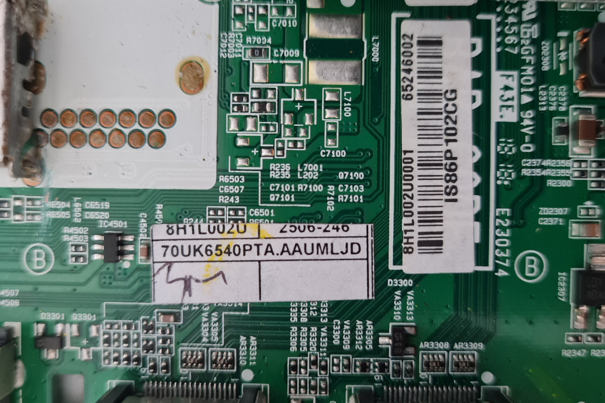 LG 70UK6540 PTA.AAUMLJD MAIN BOARD EBT65246002 EAX67872805 1.1
