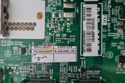 LG 70UK6540 PTA.AAUMLJD MAIN BOARD EBT65246002 EAX67872805 1.1