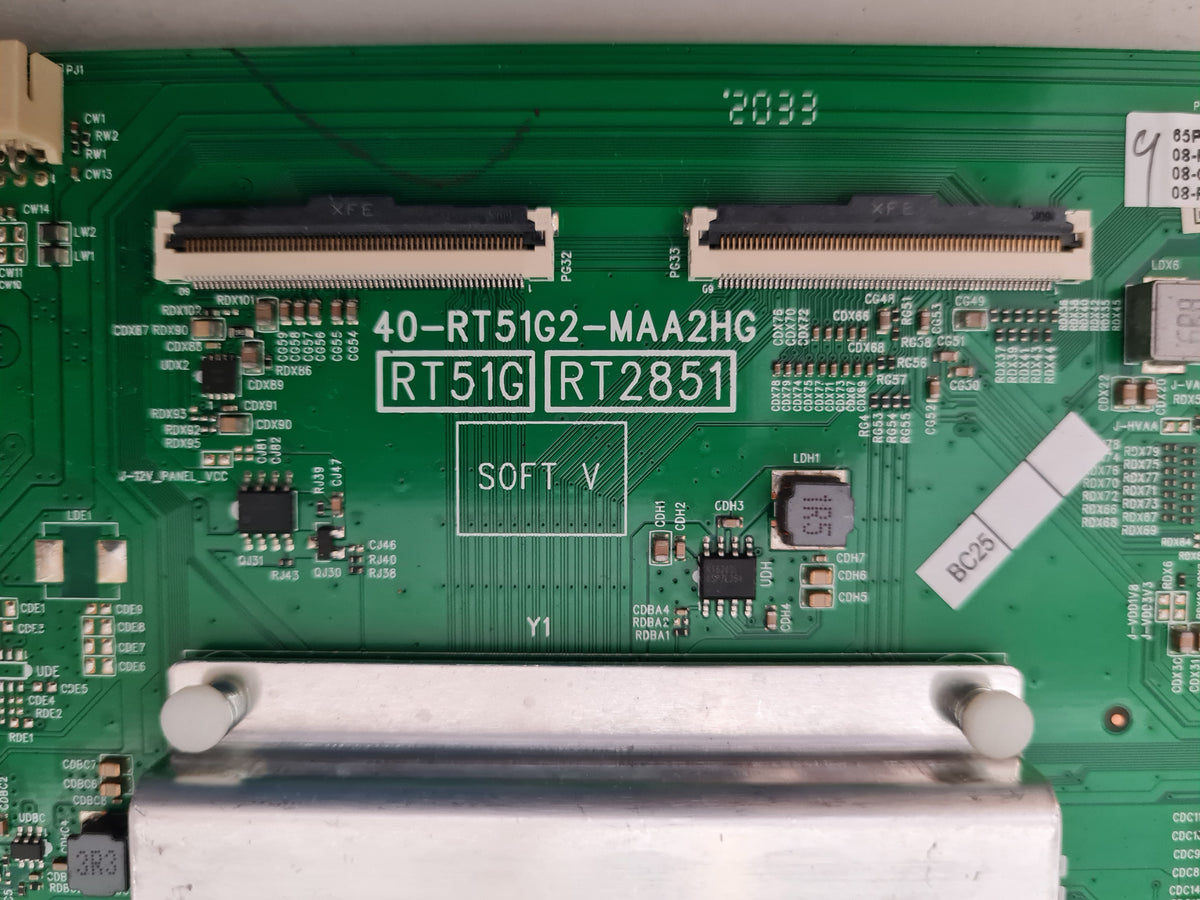 TCL 65P715 MAIN BOARD 40-RT51G2-MAA2HG 08-CS65TML-LC248AA V8-R851T02-LF1
