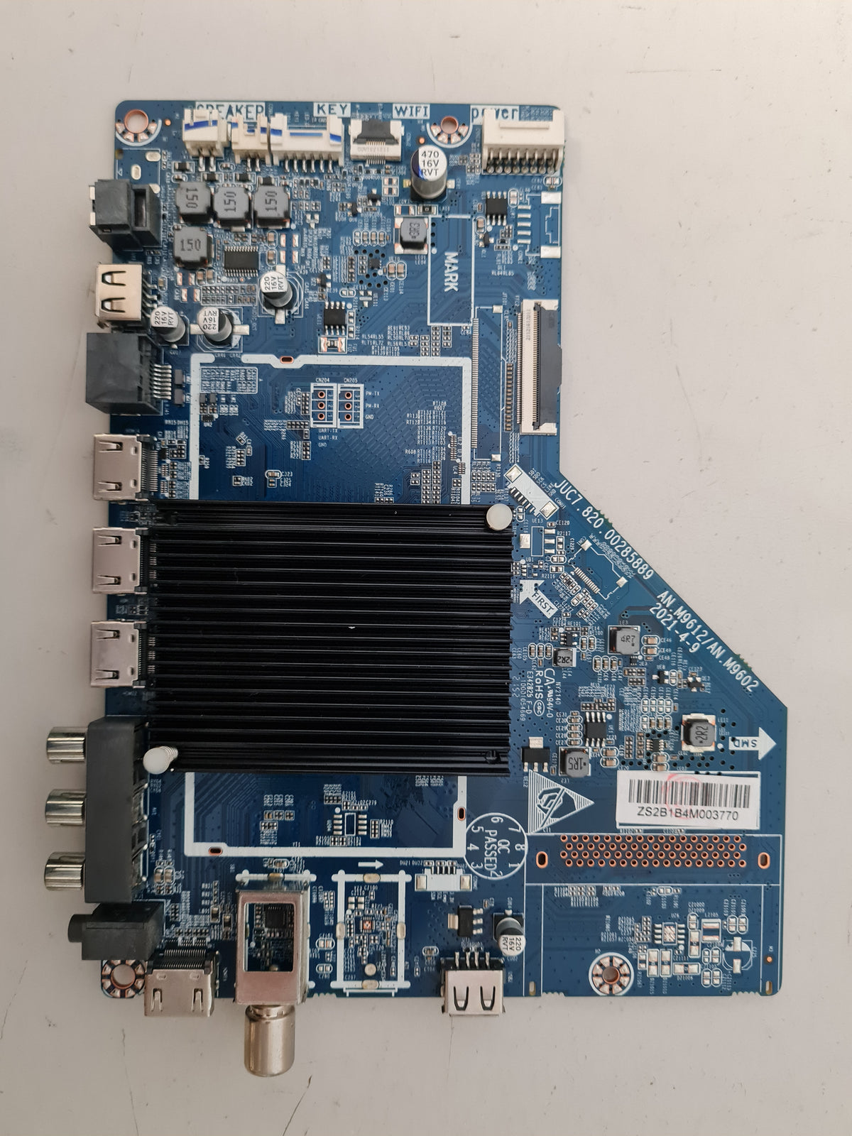 KOGAN KAQLED65XQ9610STB MAIN BOARD JUC7.820.00285889 AN.M9612/AN.M9602