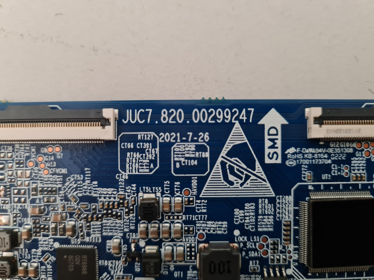 KOGAN KAQLED65XQ9610STB T-CON BOARD JUC7.820.00299247
