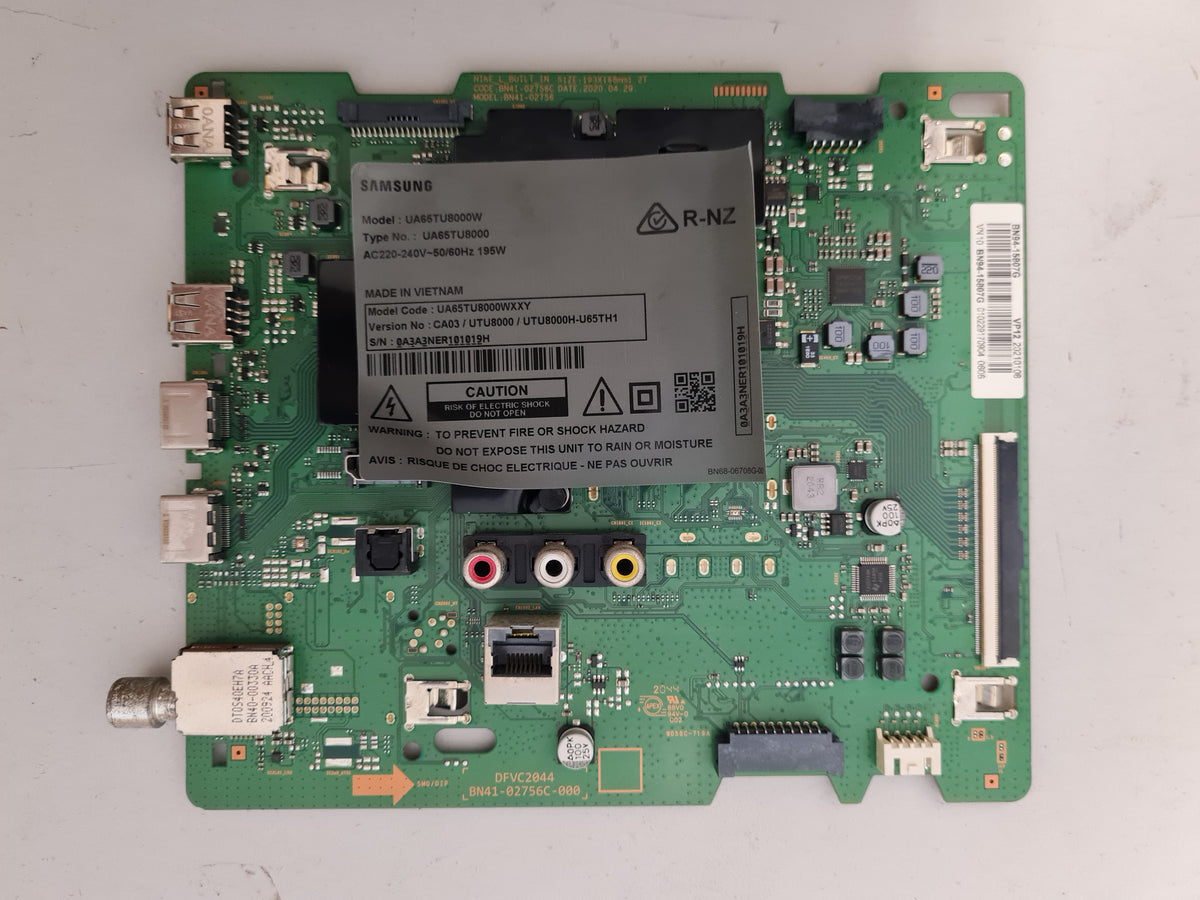 SAMSUNG UA65TU8000 WXXY (VER CA03) MAIN BOARD BN94-15807G