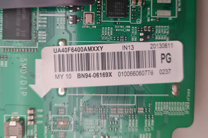 SAMSUNG UA40F6400 AMXXY (VER TS01) MAIN BOARD BN94-06169X