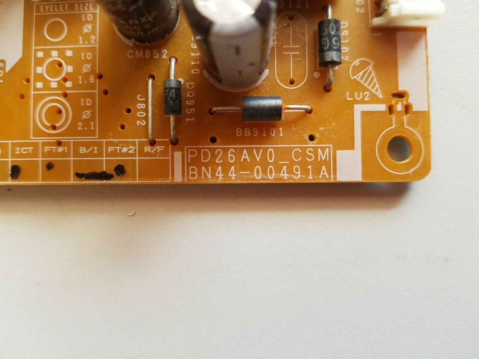 GENUINE Samsung UA26EH4000F Power Supply Board BN44-00491A PSLF360A04A