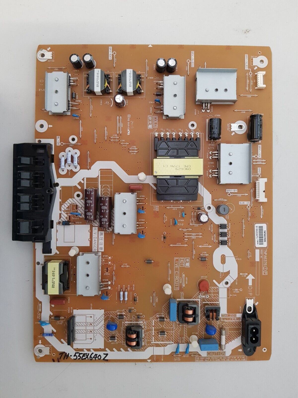 GENUINE PANASONIC TH- 55EX640Z POWER SUPPLY BOARD TNPA6376 (1)[P]
