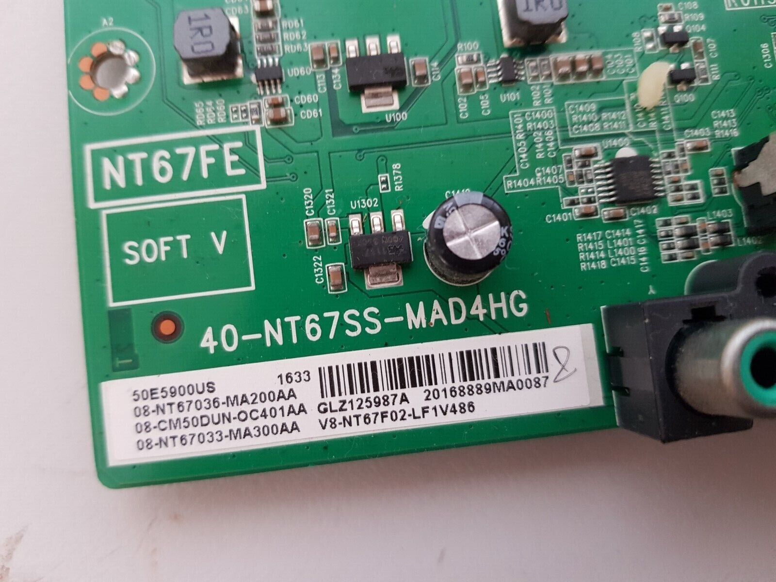 GENUINE TCL 50E5900US MAIN BOARD 08-NT67036-MA200AA 40-NT67SS-MAD4HG