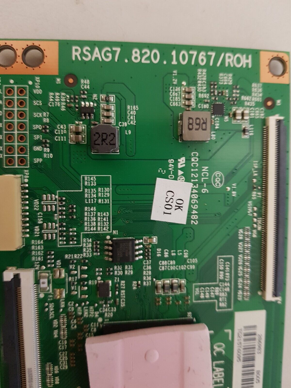GENUINE HISENSE 65U8G TCON 286983 RSAG7.820.10767