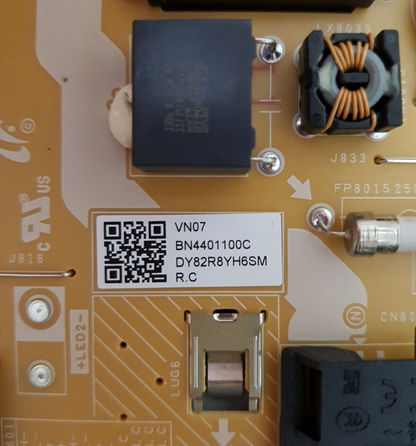 GENUINE SAMSUNG QA55Q60AAW POWER SUPPLY BOARD BN44-01100C L55E7_ASM