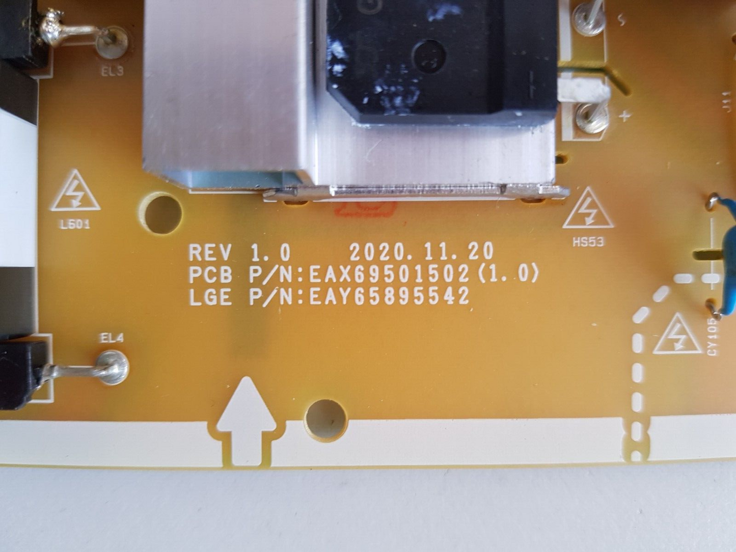 GENUINE LG 75NANO75SQA 75NANO75TPA POWER SUPPLY BOARD EAX69501502 EAY65895542