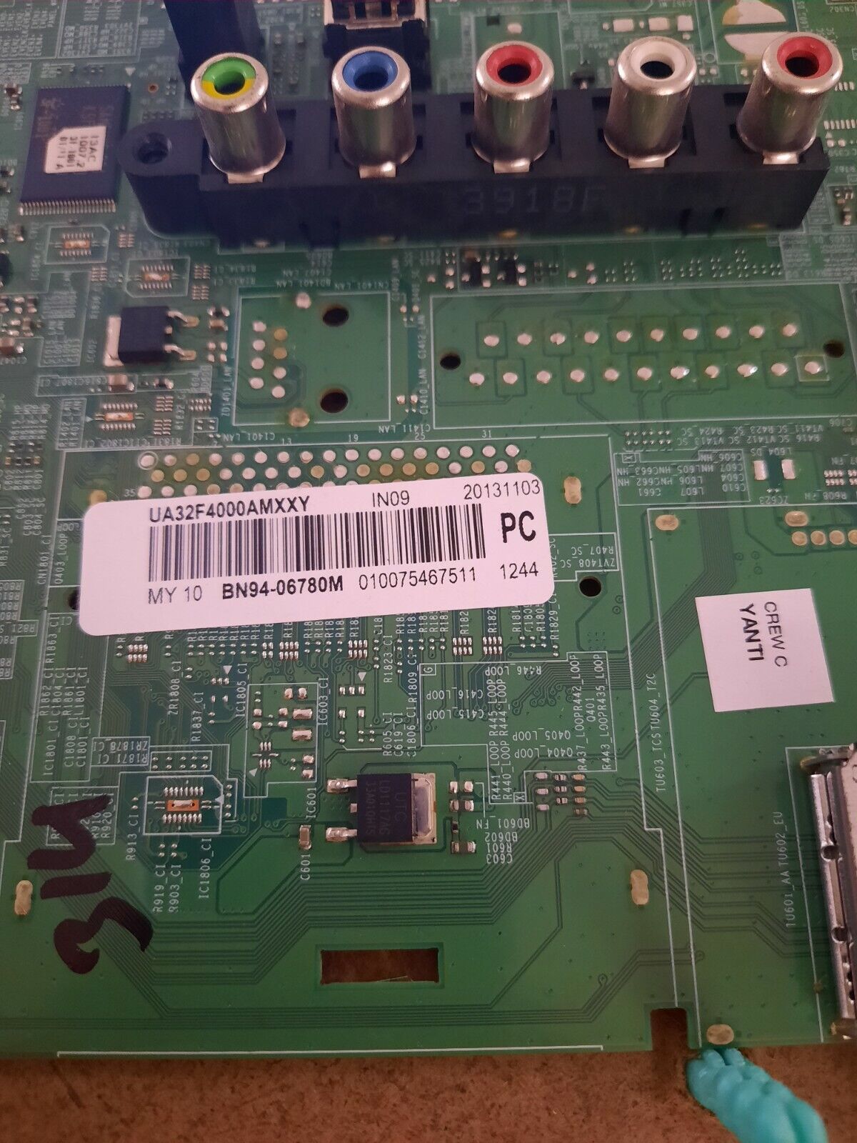 GENUINE SAMSUNG UA32F4000 Main Board - BN94-06780M