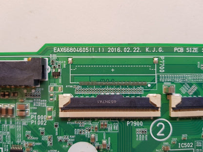 GENUINE LG 55UH652T MAIN BOARD EAX66804605 (1.1) 63588902 82257502