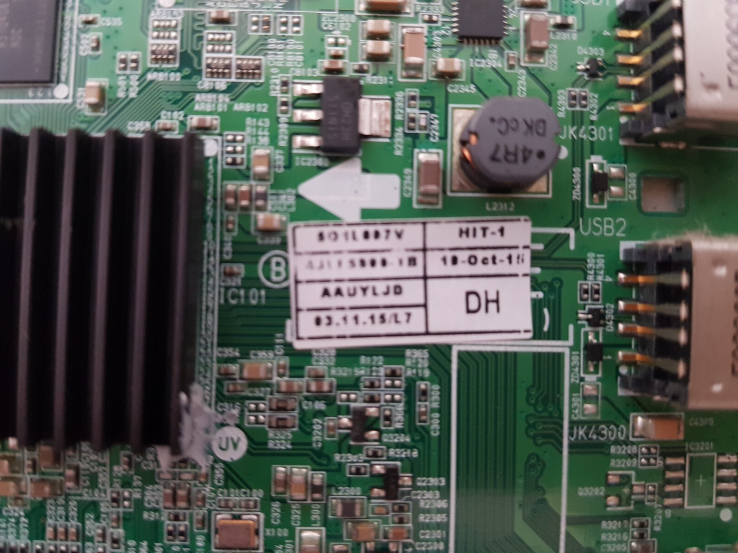GENUINE LG 43LF5900 -TB.AAUYLJD MAIN BOARD EAX66446805 1.0 EBT64134210