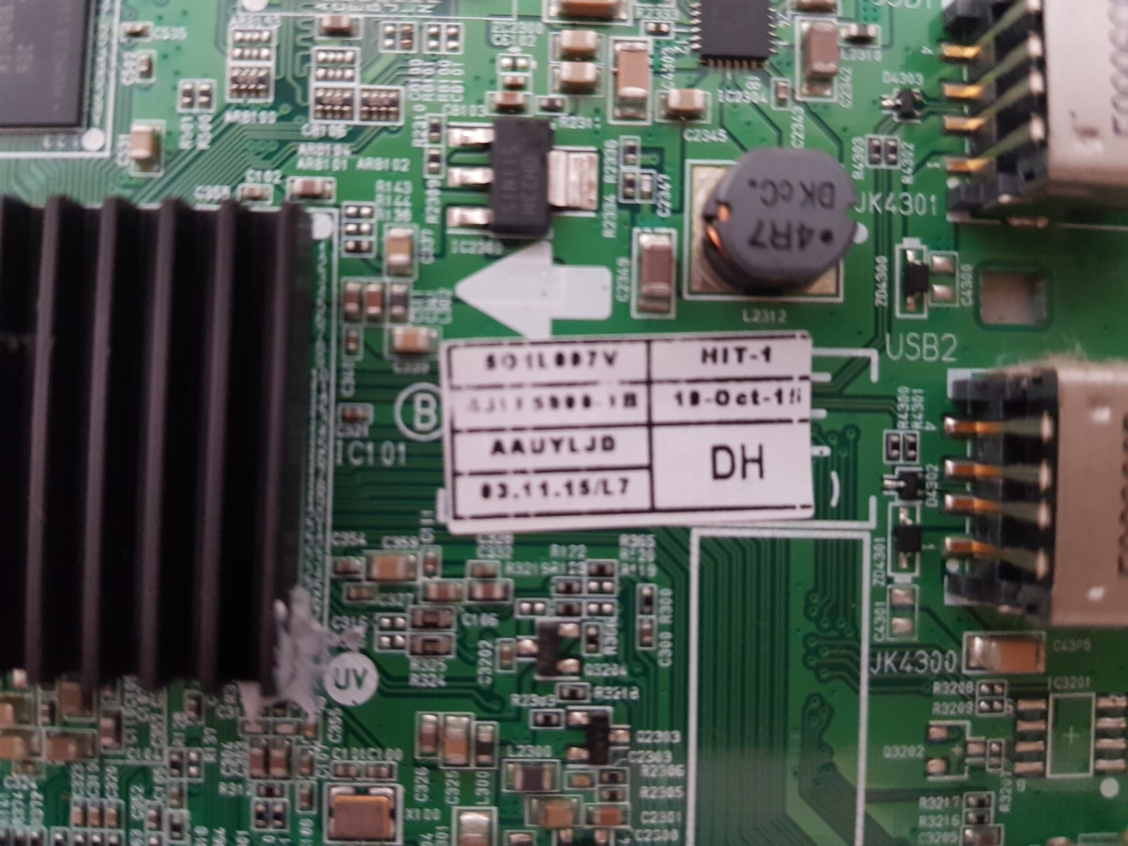 GENUINE LG 43LF5900 -TB.AAUYLJD MAIN BOARD EAX66446805 1.0 EBT64134210