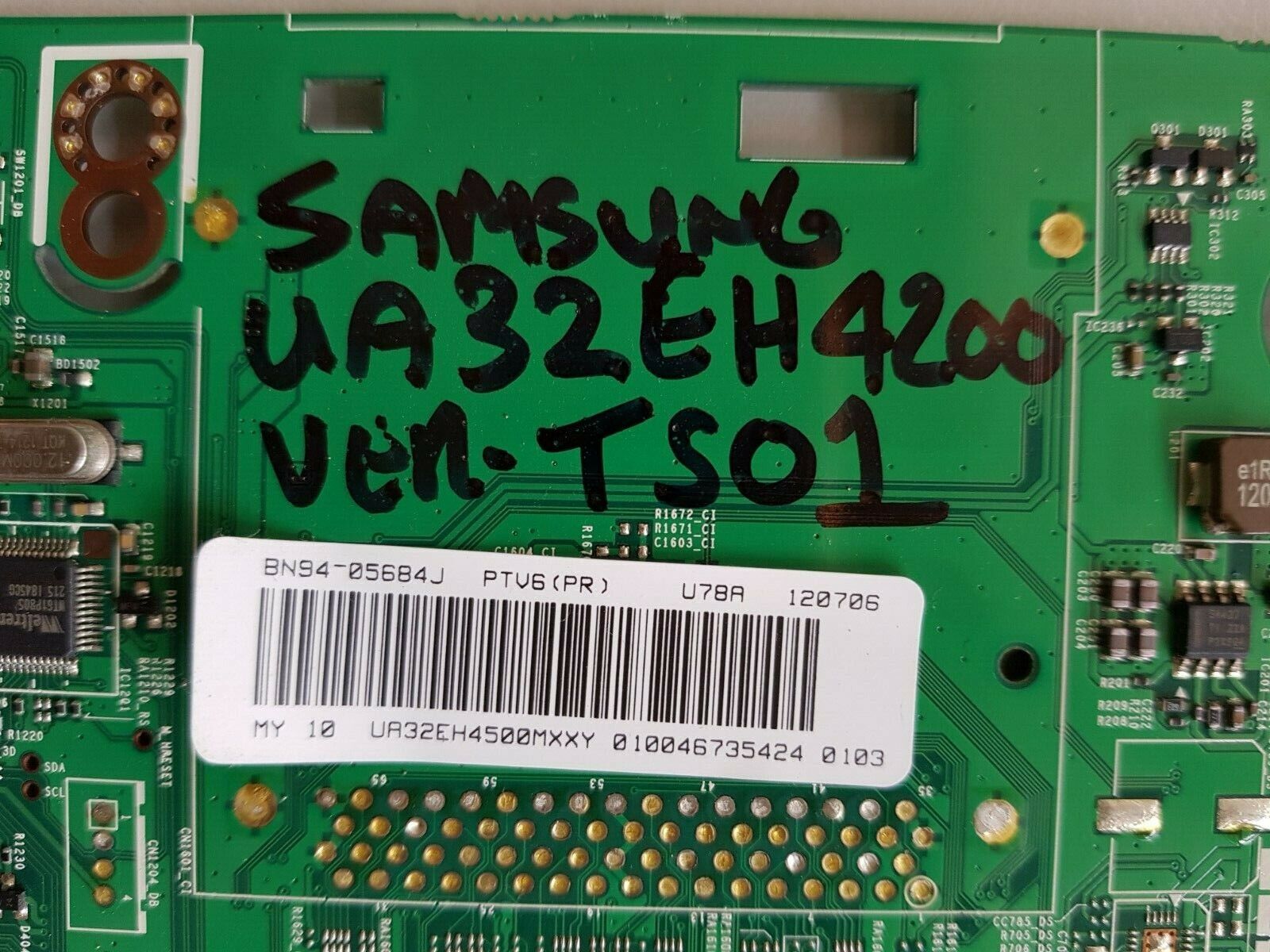 GENUINE SAMSUNG UA32EH4200 (VER-TS01) MAINBOARD  BN94-05684J