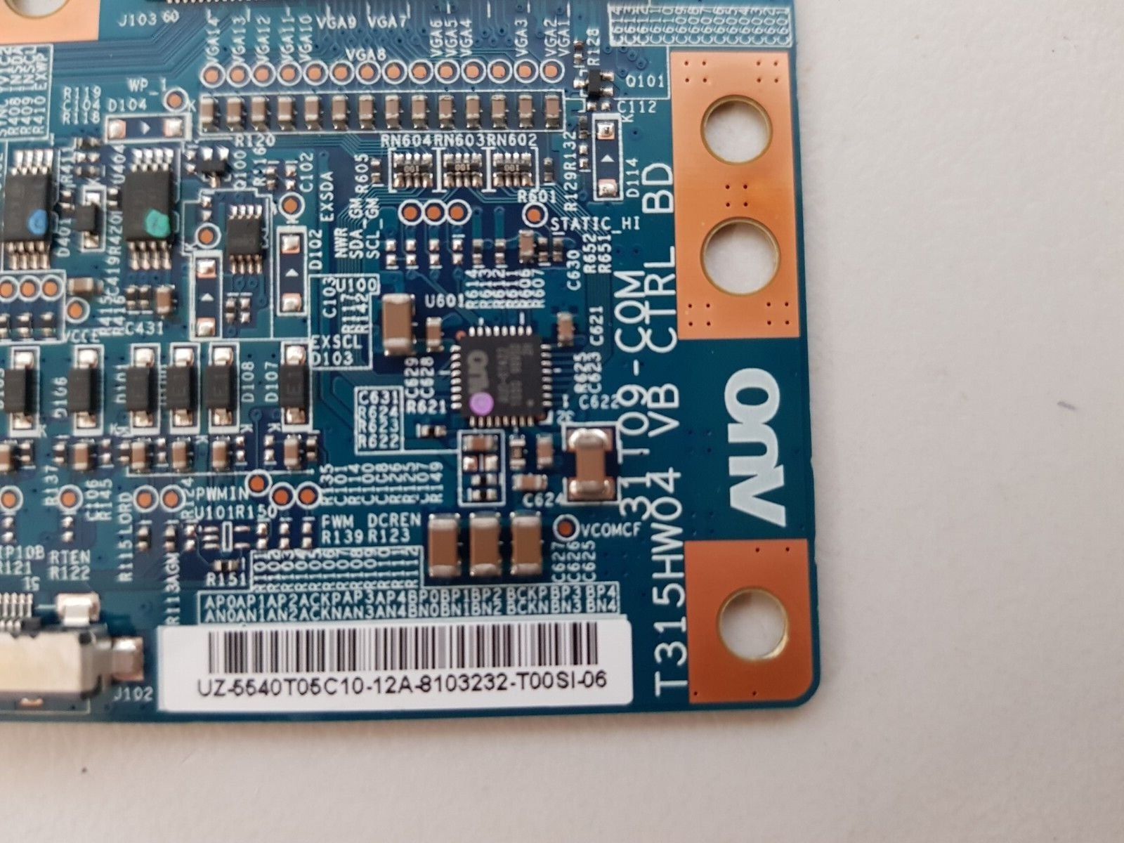 GENUINE SAMSUNG UA40D5000PMXXY (VER-AA02) TCON BOARD 31T09-COM T315HW04 VB