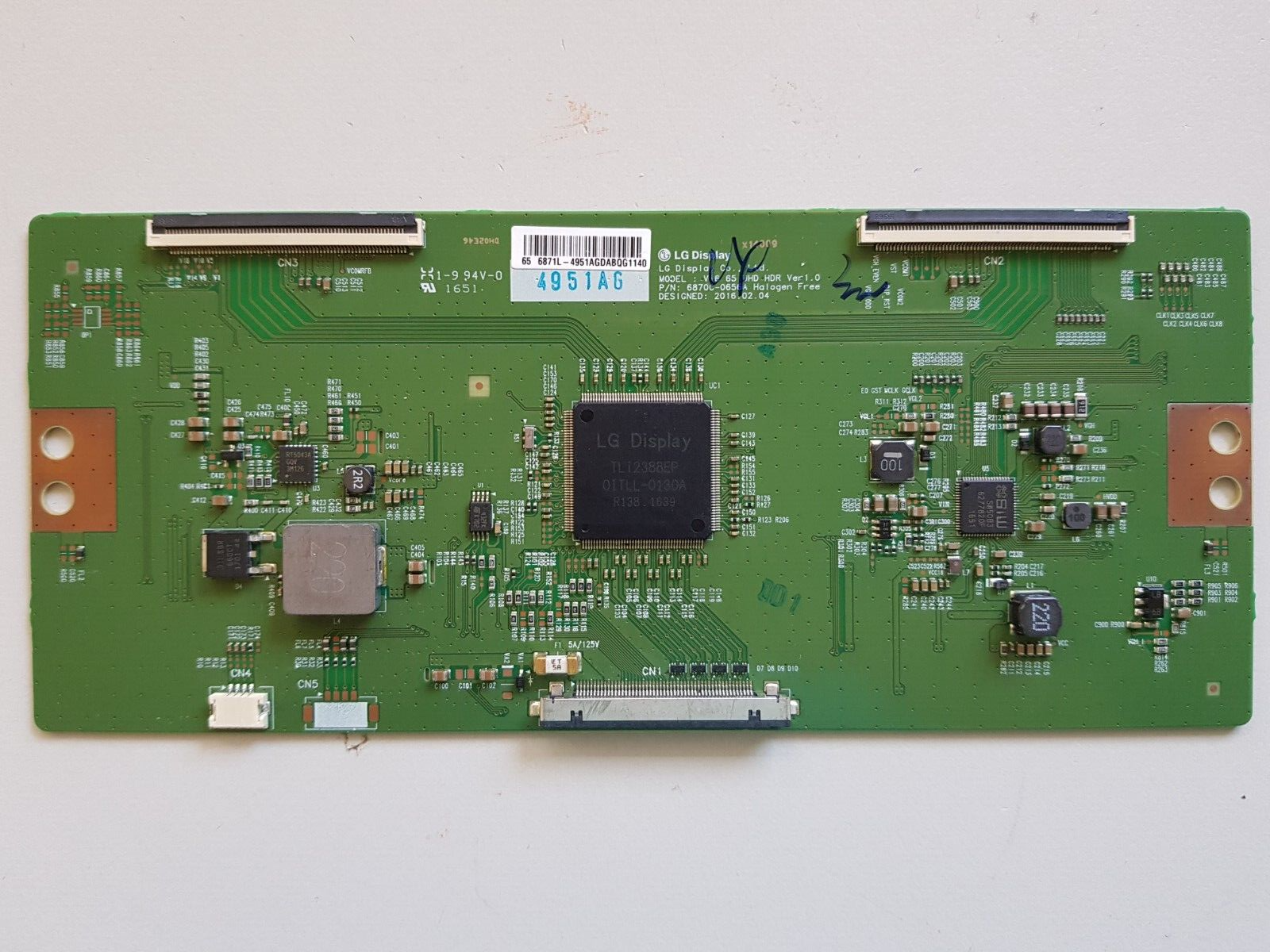 GENUINE LG 65UJ7700 T-CON BOARD 6871L-4951A 6870C-0656A
