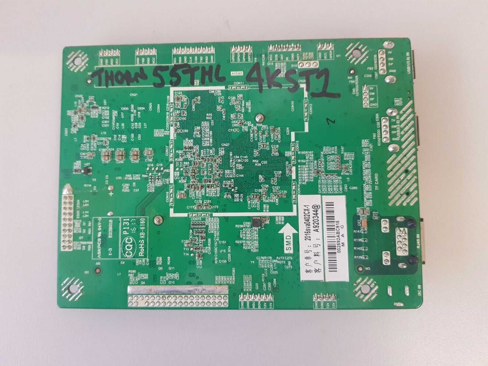 GENUINE THORN 55THL4KST1 WIFI BOARD (B.RK3288.3) K16041285-0H00638