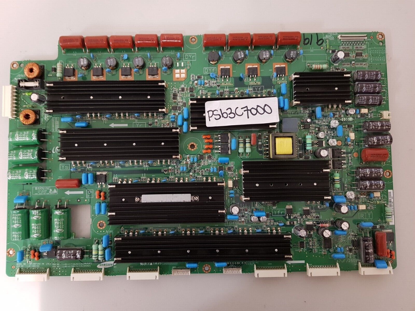 GENUINE SAMSUNG PS63C7000 PLASMA Y-SUS BOARD LJ92-01726A LJ41-08416A