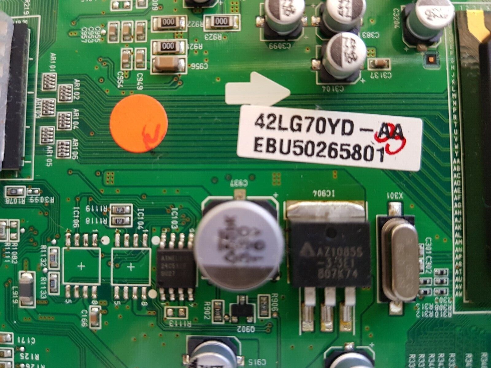 GENUINE LG 42LG70YD MAIN BOARD EBU50265801 EAX50152003[1]