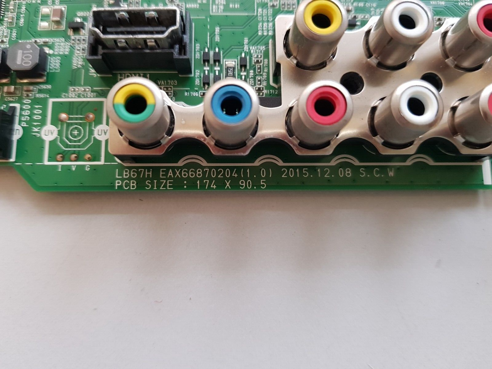 GENUINE LG 43LH541T-TD MAIN BOARD EAX66870204 (1.0) 63550901 64153201