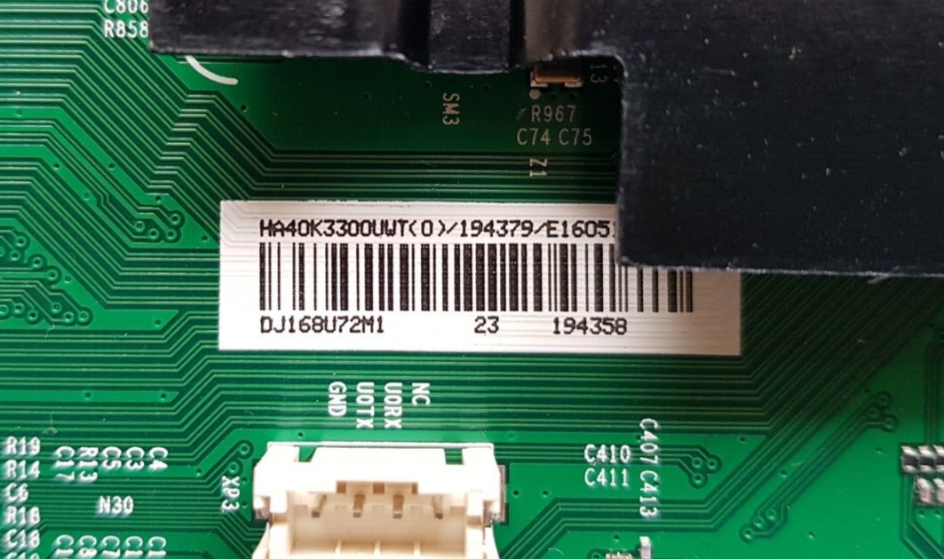 GENUINE HISENSE 40K3300UW MAIN BOARD HA40K3300UWT RSAG7.820.6591 194358 194379